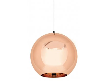 Závěsná lampa BOLLA UP ROSE GOLD 40 - metalizované sklo