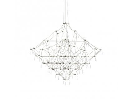 Závěsná lampa CONSTELATION 77 - LED, kartáčovaná ocel