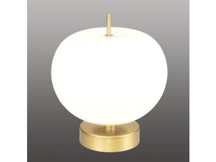 Exkluzivní lampa LED stolní zlato bílá - Apple T