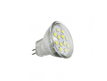 Žárovka LED MR11 SMD 2835 2,4W 12W studená bílá