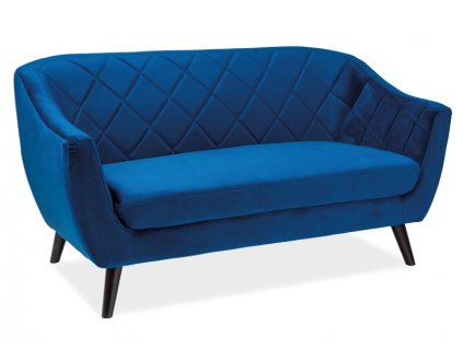 Pohovka MOLLY 2 Velvet tyrkysový Bluvel 85 / Wenge (t)