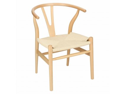 Židle Wicker přírodní přírodní inspirované inspirované Wishbone