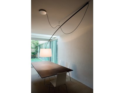 Lampa Robinson stínidlo bílé, průměr 64 cm