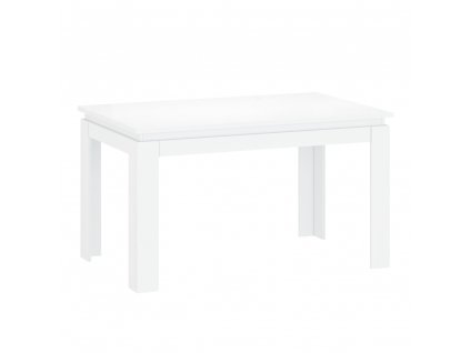 Rozkládací stůl, bílá, 135-184x86 cm, LINDY