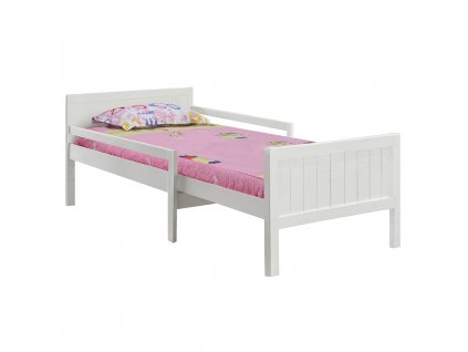 drevena postel biela eunika 01