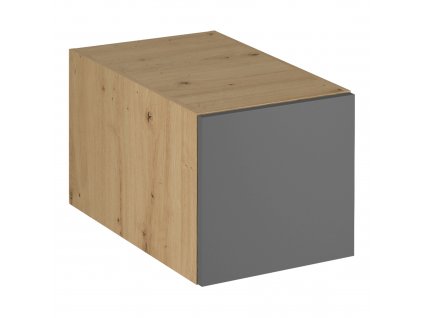 Horní skříňka, dub artisan/šedý mat, LANGEN N40