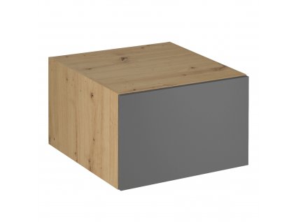 Horní skříňka, dub artisan/šedý mat, LANGEN N60