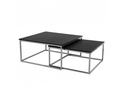 set dvoch stolikov cierna amias 01