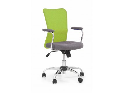 Dětská rostoucí židle ANDY šedá/limetkově zelená