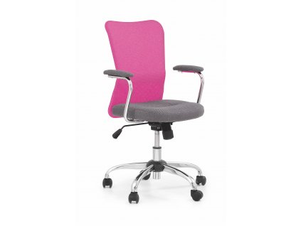 Dětská rostoucí židle ANDY šedá/růžová