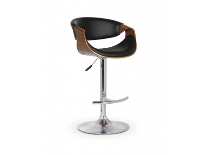 H100 barová židle  ořech/černá