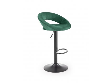 H102 barová židle tmavě zelená