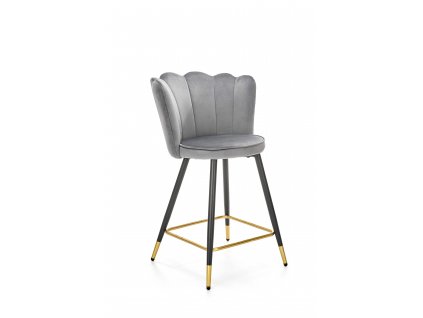 H106 barová židle šedá