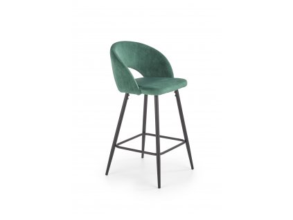 H96 barová židle  tmavě zelená