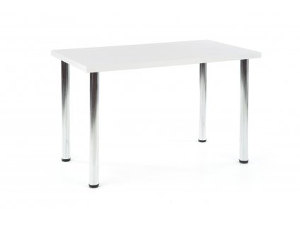 Stůl MODEX 120, deska - bílá, nohy - chrom