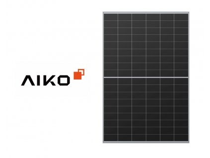 AIKO 450 Wp Silver Frame White Hole