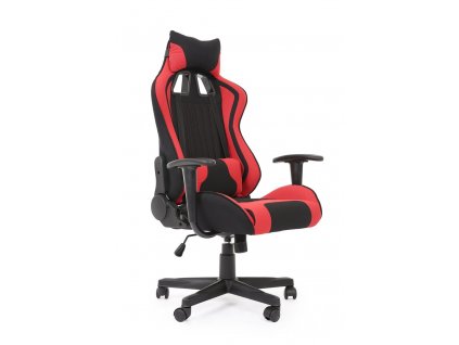 Kancelářská židle CAYMAN červené/černá