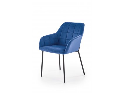 K305 židle černá/tmavě modrá