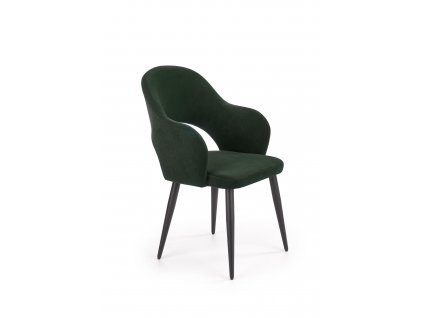 K364 židle tmavě zelená