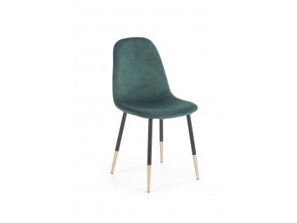 K379 židle tmavě zelená