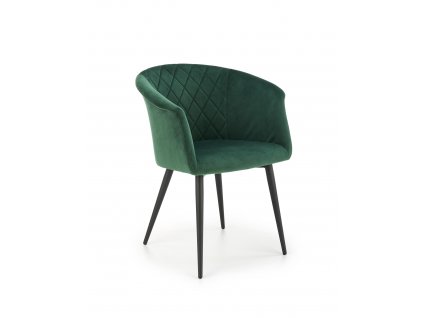 K421 židle tmavě zelená