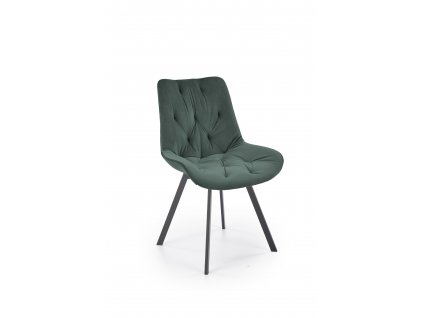 K519 židle tmavě zelená