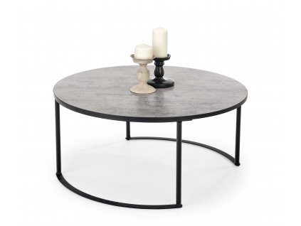 Konferenční stolek MACAO, šedá/černá