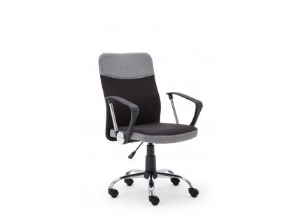 Kancelářská židle TOPIC černá a šedá