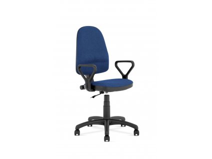 Kancelářská židle BRAVO, tmavě modrá, OBAN EF078