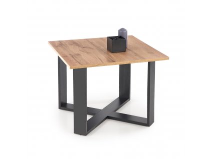 Konferenční stolek CROSS v barvě dub wotan/černá