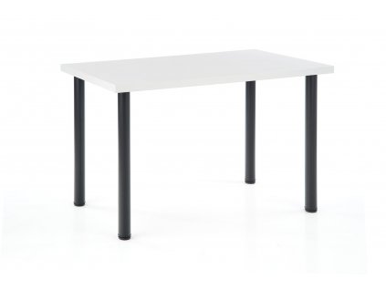Stůl MODEX 2 120, deska - bílá, nohy - černé