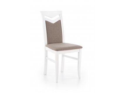 Židle CITRONE bílá/čaloun. INARI 23