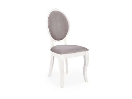 Židle VELO bílá/šedá