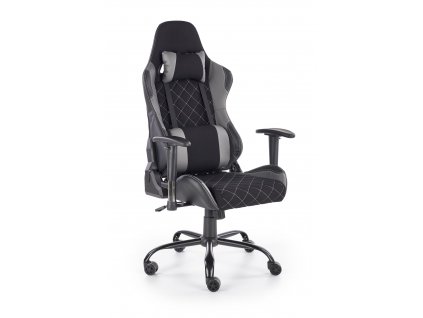 Kancelářská židle DRAKE černá/popelavě šedá