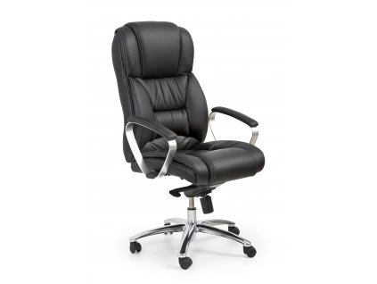 Kancelářská židle FOSTER černá - kůže