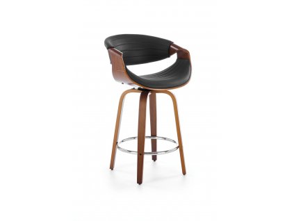 H123 barová židle černá/ořech