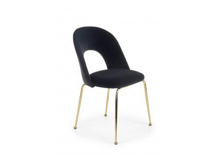 K385 židle černá/zlatá