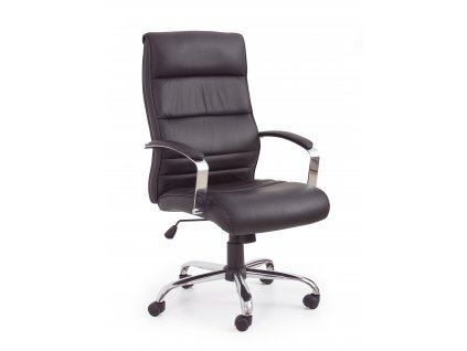 Kancelářská židle TEKSAS černá - kůže