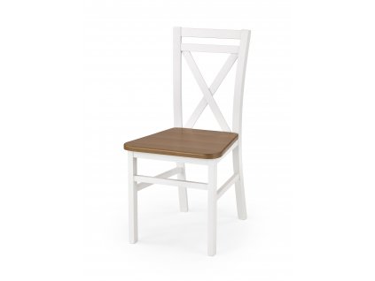 Židle DARIUSZ 2 bílá/olše