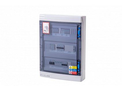 A-Z TRADERS Rozvaděč R-FVE-A40-3 – třída ochrany I+II (bez AC Svodiče)