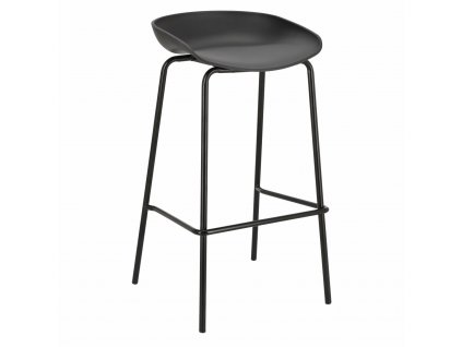Barová stolička Grego černá 75 cm