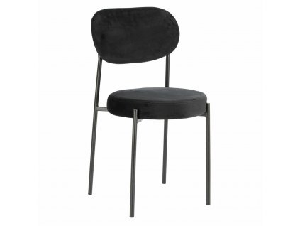 Židle Camile Samet černá