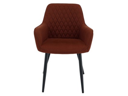 Designové křeslo, hnědá/černá, OSKOR