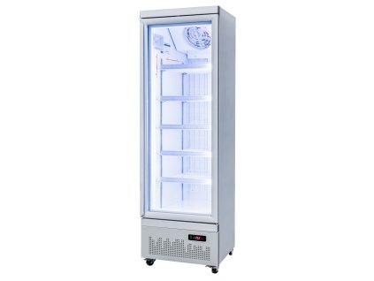 witryna mroznicza szafa przeszklona Olaf R62white