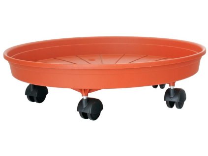ICS MARGHERITA 35 cm, kulatý, vozík na kolečkách, terakota