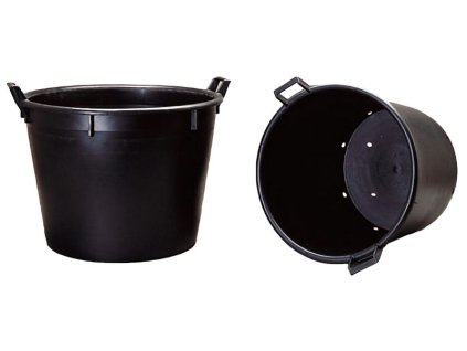 Kontejner ICS P134044, 32 litrů, 44 cm, kulatý, s perforovaným dnem, s otvory, 2 držadla, výška 35 cm