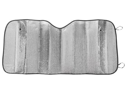 Stínítko čelního skla automobilu 60x130 cm, s přísavkami, vnitřní, Alu