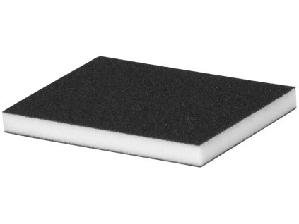 Houba KONNER G120, brusná houba, 125x100x10 mm, balení 3 ks