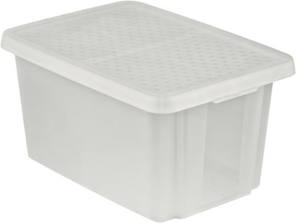 Box s víkem Curver® ESSENTIALS 45 litrů, průhledný, 57x40x30 cm