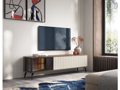 Tv skříň Symbol XRTV180 - ořech/kašmír